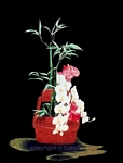 CT-HH-255-1 LAN HO DIEP CANH TRUC - BAMBOO BRANCH 20x16 in - USD 239